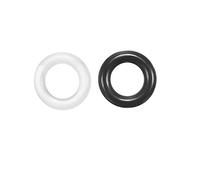 QUARKZMAN 9mm x 5mm x 2mm Nitrile Caoutchouc Joints Toriques Noir 50pcs, Silicone Caoutchouc Joint Joints Blanc 20pcs