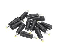 QUARKZMAN Adaptateur de Connecteur d'alimentation CC, Lot de 12, Prise Femelle 5,5x2,1 mm vers Fiche Mâle 4,0x1,7 mm, Connecteur Universel pour Ordinateur Portable et Routeur