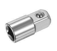 QUARKZMAN Adaptateur De Douille À Choc 3/8" Femelle Vers 1/2" Mâle Carré Augmenteur Standard SAE Convertisseur Cliquet À Choc Clé À Barre De Rupture Conversion, Argent