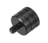 QUARKZMAN Adaptateur de Support pour Microphone Femelle 1/4 à Mâle M5 | Adaptateur de Filetage, pour Monture de Support Microphone sur Trépied de Caméra