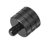 QUARKZMAN Adaptateur de Support pour Microphone Femelle 1/4 à Mâle M6 | Adaptateur de Filetage, pour Monture de Support Microphone sur Trépied de Caméra