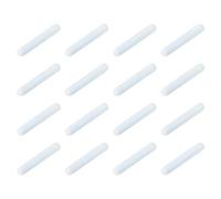 QUARKZMAN Agitateur Magnétique Tige d'Agitation Aimantée en Forme de Cylindre Avec Revêtement en Ptfe de 35Mm/1,38" de Longueur pour Laboratoire - Lot de 16 Pièces