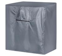 QUARKZMAN Air Climateur Couvercle, 34"x34"x38" Air Climatiseurs Couvercles pour Extérieur, 210D Oxford Tissu Extérieur Unité Carré Vertical Protection Couverture (Gris)