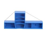 QUARKZMAN Angle Coupe Argile Outil Fil Biseau Coupe Argile Coupe Outil Plastique Céramique Fil Coupeurs Petit Poterie pour Poterie Céramique, Sculpture, Bleu 4.33 x 1.89 x 0.79 pouce