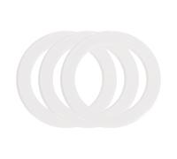 QUARKZMAN Anneau Adaptateur Magnétique, 3Pcs Anneau Autocollant Magnétique ABS Kit De Conversion Universel pour Chargeur sans Fil pour Coque De Téléphone, Blanc