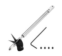 QUARKZMAN Arbre De Transmission avec Helice Et Joint D'Accouplement pour RC Boat Coupler Assemble Kit, L150mm Arbre, L100mm Manchon, D55mm Quatre Helice, Fit pour 5 mm Moteur Arbre