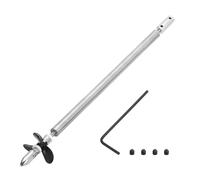 QUARKZMAN Arbre De Transmission avec Helice Et Joint D'Accouplement pour RC Boat Coupler Assemble Kit, L250mm Arbre, L200mm Manchon, D36mm Trois Helices, Fit pour 3 mm Motor Arbre