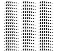 QUARKZMAN Arrow Vanes Arrow Fletching 4" Water Drop Shape Turkey Feathers pour Hunting DIY Shooting(White, Pack of 50)