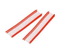 QUARKZMAN Attaches d'Étiquetage Standard, Plastique Régulier, Barbes d'Étiquetage de Prix pour Barbes d'Étiquetage de Prix de Vêtement 15mm/0.59 Pouce,Paquet de 1000 Rouge