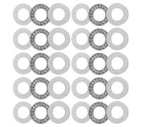 QUARKZMAN AXK1528 Butée Aiguille Rouleau Roulements avec Rondelles 15 Alésage 28 OD 2 Épaisseur 10pcs