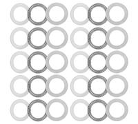 QUARKZMAN AXK3552 Butée Aiguille Rouleau Roulements avec Rondelles 35 Alésage 52 OD 2 Épaisseur 10pcs