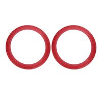 QUARKZMAN Bague de Haut-Parleur en Tissu 457mm 346x445mm Rouge 2 pièces | Anneaux de caisson de basses perforés, pièces de rechange pour réparation d'enceinte ou bricolage
