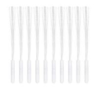 QUARKZMAN Baguette à Fibre Optique 15" Longueur LED Bâton Lumineux Blanc avec 3 Modes D'Éclairage, Baguette Lumineuse pour Fête de Mariage Paquet de 18