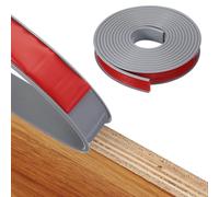 QUARKZMAN Bande de Chant en TPE en Forme de U 4m x 22mm pour Meubles (Gris)