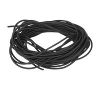 QUARKZMAN Bande d'Étanchéité Ronde en Mousse Silicone, Dia 1.5mm x 5.5 Mètres Longueur, Cordon Solide Joint Fenêtre Protections Intempéries pour Mur Fenêtre Porte Bricolage DIY, Noir