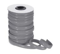 QUARKZMAN Bande Élastique Anti-Dérapante, 1cm x 18m Gris Polyester Silicone Bande Élastique Adhérente pour Accessoires Vêtements Perruques