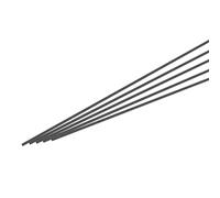 QUARKZMAN Barre en Fibre de Carbone, Tige de Carbone de 1 mm x 100 mm pour avion RC, Bricolage, Cerf-Volant, Tube d'Aile de Quadcoptère, Réparation de Bras, Lot de 10