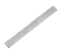 QUARKZMAN Barre Plate en Acier Inoxydable 201, 10mm Largeur x 100mm Longueur x 5mm Épaisseur Fer Plat Acier, Plaque Rectangulaire Métallique Pour Industrie Artisanale DIY Réparation