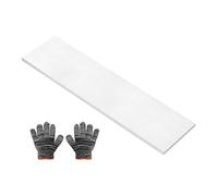 QUARKZMAN Barre Plate En Aluminium Carré, 0.2" Épaisseur 2.8" Largeur 12" Longueur Barre En Aluminium 6061 Carré Plaque Plate Avec Gants 5 x 70 x 305mm T6511 Solide Nouveau Stock Usine