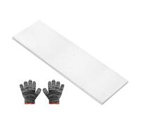 QUARKZMAN Barre Plate En Aluminium Carré, 0.31" D'Épaisseur 4" Largeur 12" Longueur Barre En Aluminium 6061 Carré Plaque Plate Avec Gants 8 x 100 x 305mm T6511 Solide Nouveau Stock Usine
