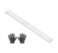 QUARKZMAN Barre Plate En Aluminium Carré, Épaisseur 0.2", Largeur 1.2", Longueur 12", Barre En Aluminium 6061 Carrée Plaque Plate Avec Gants 5 x 30 x 305mm T6511 Plein Nouveau Stock D'Usine