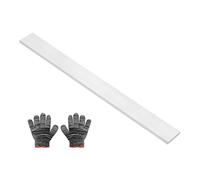 QUARKZMAN Barre Plate En Aluminium Carré, Épaisseur 0.24" Largeur 1.4" Longueur 14" Barre En Aluminium 6061 Carré Plaque Plate Avec Gants 6 x 35 x 356mm T6511 Plein Nouveau Stock D'Usine