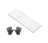 QUARKZMAN Barre Plate En Aluminium Carré, Épaisseur 0.31" Largeur 3" Longueur 8" Barre En Aluminium 6061 Carré Plaque Plate Avec Gants 8 x 80 x 204mm T6511 Plein Nouveau Stock D'Usine