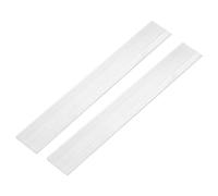 QUARKZMAN Barre Plate en Aluminium Carrée, 2 Pièces 1/8" D'Épaisseur 1-3/8" de Largeur 12" de Longueur Plaque Plate Carrée en Aluminium 6063, 3 X 35 X 305mm Stock Solide de Fraisage