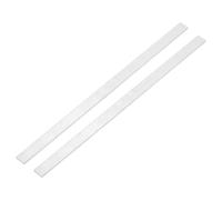 QUARKZMAN Barre Plate en Aluminium Carrée, 2 Pièces 1/8" D'Épaisseur 9/16" de Largeur 12" de Longueur Plaque Plate Carrée en Aluminium 6063, 3 X 15 X 305mm Stock Solide de Laminoir