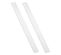 QUARKZMAN Barre Plate En Aluminium Carrée, 2Pcs 5/32" D'Épaisseur 1-3/16" Largeur 13" Longueur 6061 Plaque Plate En Aluminium, 4 x 30 x 330mm T6511 Pleine Nouvelle Stock Usine