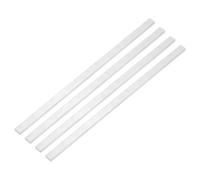 QUARKZMAN Barre Plate en Aluminium Carrée, 4 Pièces 1/8" D'Épaisseur 3/8" de Largeur 12" de Longueur Plaque Plate Carrée en Aluminium 6063, 3 X 10 X 305mm Stock Solide de Laminoir