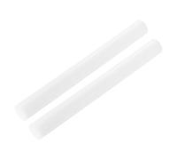 QUARKZMAN Barre Ronde Solide En Plastique ABS 30 mm x 300 mm Blanc Pour Matériau De Modèle DIY, Fabrication De Modèle Architectural, Table De Sable DIY, Pack De 2