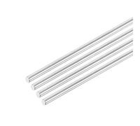 QUARKZMAN Barres Rondes en Acier Inoxydable 304, Tiges D'Arbre Solides de 2 mm X 80 mm pour Modèles de Voitures, Hélicoptères et Avions À Construire Soi-Même, Lot de 4