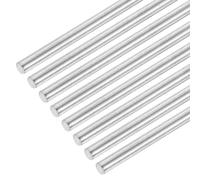 QUARKZMAN Barres Rondes en Acier Inoxydable 304, Tiges D'Arbre Solides de 4 mm X 420 mm pour Modèles de Voitures, Hélicoptères et Avions À Construire Soi-Même, Lot de 8