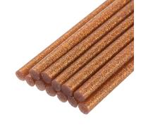 QUARKZMAN Bâtons de Colle Mini pour Pistolet à Colle Chaude 0,27 Pouce x 8 Pouces Paillettes Bronze Doré 12Pcs, Parfait pour les Projets d'Artisanat DIY et le Scellage