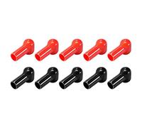 QUARKZMAN Batterie Borne Isolant Caoutchouc Protecteur Couvre x 10PCS pour 16mm Borne 12mm Câble Rouge Noir Cosse Bouchons Remplacement Outils pour Puissance Sports