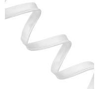QUARKZMAN Biais De Couture 1/2 Pouce 5.5 Verges / 5m Garniture De Passepoil avec Coton Intérieur Cordon De Lèvre pour Couture Ourlet Rembourrage Coussins DIY ornementation Artisanat, Blanc