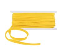 QUARKZMAN Biais de Couture Coton, 11 Yards 0,4 Pouce de Large Ruban de Biais en Cordon de Tissu de Garniture de Passepoil pour la Couture de Tissu Bricolage de Jolies Finitions, Jaune