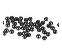 QUARKZMAN Billes de roulement en céramique 2mm, 50 Pcs billes en nitrure de silicium Si3N4 précision G10 pour aérospatiale automobile robotique, noir