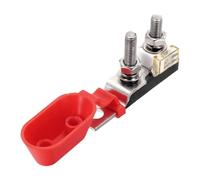 QUARKZMAN Bloc De Borne À Fusible 200A, Fusible De Batterie Marine 58V DC Et Bloc De Borne Pour La Protection De Circuit Des Automobiles Camping-Cars Grues Navires Charge 23.5x20x12mm