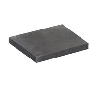QUARKZMAN Bloc de Graphite en Lingot, Rectangle, Plaque D'Électrode en Graphite 150x95x16mm pour La Fusion, La Coulée, L'Électrolyse Et L'Électroplacage