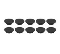 QUARKZMAN Bouchon de Trou en Caoutchouc de Silicone 17.2mm Diamètre Bouchon Souple et Flexible Court pour 16-17mm Trou Noir 10 Pièces