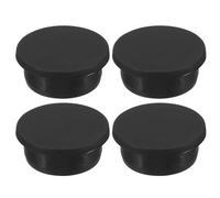 QUARKZMAN Bouchon de Trou en Caoutchouc de Silicone 36.3mm Diamètre Bouchon Souple et Flexible pour 35-36mm Trou Noir 4 Pièces