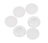 QUARKZMAN Bouchon de Trou en Silicone, 20-22mm Diamètre de Trou Bouchon d'étanchéité Rond Souple et Flexible de Verrouillage Bouchons en Caoutchouc Solide pour Tube, Blanc, 12Pcs