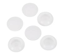 QUARKZMAN Bouchon de Trou en Silicone, 22-24mm Diamètre de Trou Bouchon d'étanchéité Rond Souple et Flexible de Verrouillage Bouchons en Caoutchouc Solide pour Tube, Blanc, 12Pcs