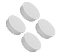 QUARKZMAN Bouchon de Trou en Silicone à Verrouillage à Pression 50.6mm de Diamètre Joint de Panneau pour Panneau Affleurant Bouchon Caoutchouc Rond pour Cloisons de Cuisine, Gris, 4 Pcs