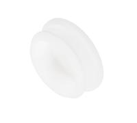 QUARKZMAN Bouchon de Trou Silicone à Verrouillage à Pression 1 Pcs 40.6mm de Diamètre Cache Trou Rond de Panneau Caoutchouc pour Cloisons Caoutchouc Cuisine, Bouchons d'Étanchéité, Blanc