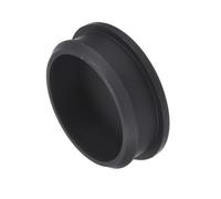 QUARKZMAN Bouchon de Trou Silicone à Verrouillage à Pression 1 Pcs 48.6mm de Diamètre Cache Trou Rond de Panneau Caoutchouc pour Cloisons Caoutchouc Cuisine, Bouchons d'Étanchéité, Noir