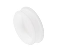 QUARKZMAN Bouchon de Trou Silicone à Verrouillage à Pression 1 Pcs 50.6mm de Diamètre Cache Trou Rond de Panneau Caoutchouc pour Cloisons Caoutchouc Cuisine, Bouchons d'Étanchéité, Blanc