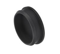 QUARKZMAN Bouchon de Trou Silicone à Verrouillage à Pression 1 Pcs 54.6mm de Diamètre Cache Trou Rond de Panneau Caoutchouc pour Cloisons Caoutchouc Cuisine, Bouchons d'Étanchéité, Noir